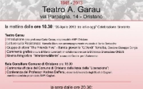 la locandina della festa del 25 aprile