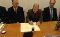 il presidente della fondazione firma il gemellaggio