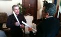 il sindaco tendas e corrado sanna
