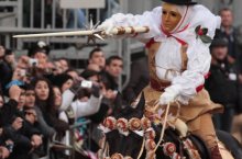 Pioggia di stelle sulla Sartiglia dei Contadini