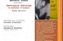 Il 10 Maggio la presentazione del Sartiglia Thriller di Antonio Turnu