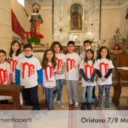 Chiesa di Santa Lucia con gli alunni della Scuola Primaria di via Amsicora (ist. comprensivo n. 3