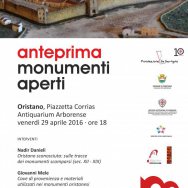 Locandina Anteprima Monumenti Aperti 2016